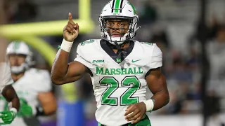 Baltimore Ravens RB Rasheen Ali 2021 Highlights || NFL DRAFT 2024 #marshall #university