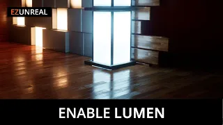 Unreal Engine 5 Tutorial: How to activate/enable LUMEN