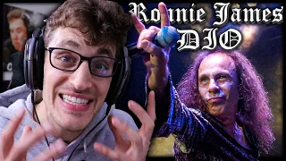 My FIRST TIME Hearing "Rainbow in the Dark" by RONNIE JAMES DIO | (REACTION!!)