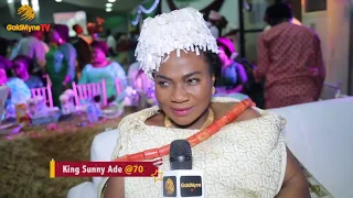 EBENEZER OBEY, ADEWALE AYUBA, FAITHIA BALOGUN ATTEND KING SUNNY ADE'S 70TH BIRTHDAY IN LAGOS