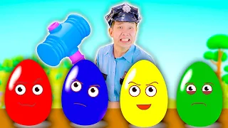 Surprise Eggs Kids Songs | + MORE Lights Kids Song