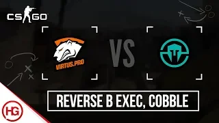 Virtus Pro vs Immortals - Cobblestone, Reverse B Execute (CS:GO Strategy Breakdown #26)