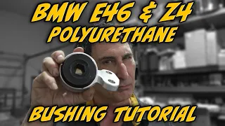 BMW E46 & Z4 Powerflex Polyurethane Lower Control Arm Bushing Tutorial