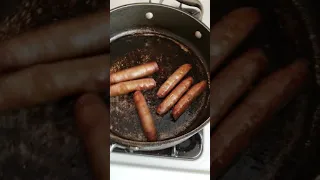 scared sausages