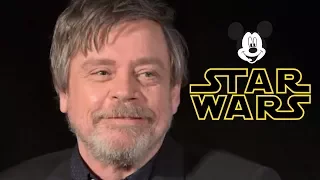 Proof that Mark Hamill is NOT Happy with DISNEY'S STAR WARS