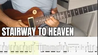 Stairway to Heaven solo guitar lesson with TAB