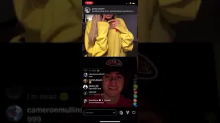 The Kid Laroi and Juice WRLDS girlfriend talk about juice wrld on IG live