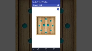 You Can't Open The Box Level 25 Walkthrough