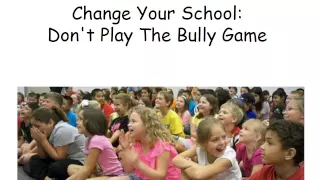 Stop Bullying In Your School; Assembly Show