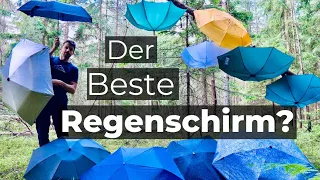 12 Regenschirme im TEST - LEICHT und STABIL (Trekkingschirme)