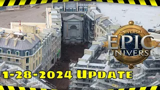 MASSIVE Universal Epic Universe Construction Update 1-28-24