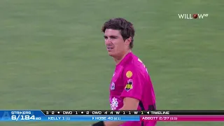 Sean Abbott 3 wickets vs Adelaide Strikers| 2nd Match - Adelaide Strikers vs Sydney Sixers