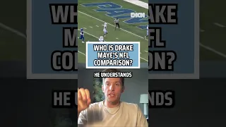 What is Drake Maye's NFL comparison? #drakemaye