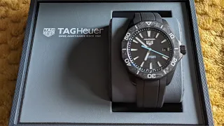 TAG Heuer Aquaracer Professional 200 Solargraph watch review. WBP1112.FT6199