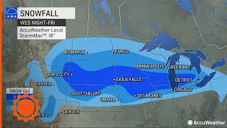 Snowstorm takes aim at northern Plains | AccuWeather