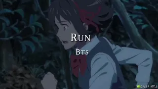 Bts- Run (slowed with lyrics)