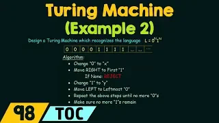 Turing Machine (Example 2)