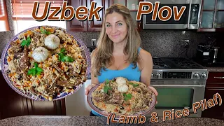 Ukrainian Girl Makes Best Uzbek Plov *Lamb & Rice Pilaf*