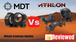 The Best Scope Rings  MDT or ATHLON ? #sniper #scope #precisionrifle