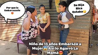 Este Niño Emb4razó🤰 a Su novia y fué a dar la Cara Por ella😱 pero mirén como lo agarrarón La Mamá😡