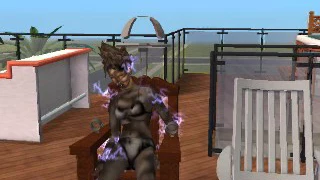 Sims 2 Funny Electrocuted Girl