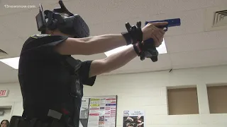 Chesapeake police begin using virtual reality system for use of force training