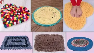 8 Beautiful DIY Doormat Ideas !!! DIY Old Clothes Reuse Idea