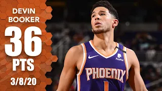 Devin Booker scores 36 points in Bucks vs. Suns | 2019-20 NBA Highlights
