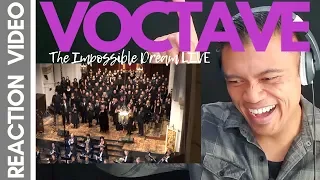 VOCTAVE singing THE IMPOSSIBLE DREAM LIVE | Bruddah Sam's REACTION vids