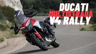 Prova DUCATI MULTISTRADA V4 RALLY, potenza esagerata!