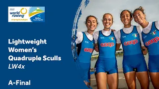 2022 World Rowing Championships - Lightweight Women's Quadruple Sculls - A-Final