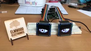 Adafruit Animated OLED Eyes on Raspberry Pi