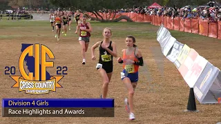 2022 XC - CIF State - 01 (Div 4, Girls, 3 Views of Race,  Awards)