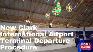 New Clark International Airport Terminal Departure Procedure