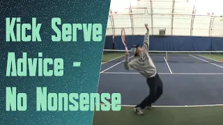 How To Hit A Kick Serve (No Nonsense)