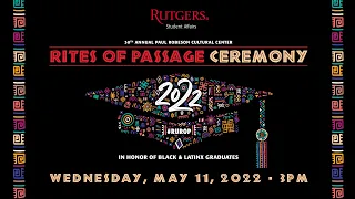 30th Annual Rites of Passage Ceremony - May 11, 2022