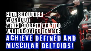 Full shoulder workout w/ Giorgia Baglio and Ludovico Lemme: achieve defined and muscular deltoids!