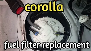 Toyota Corolla fuel filter replacement  to 2015 [in tank] toyota