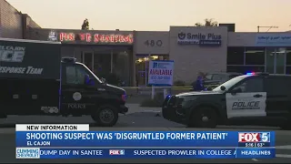 El Cajon dental office shooting suspect was 'disgruntled former patient,' police say