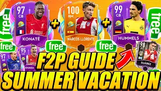 97 OVR F2P! NEW FLIGHT SUMMER VACATION GUIDE! EOE SUAREZ FREE! BEST PATH FOR SUMMER VACATION EVENT!