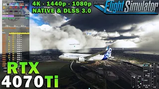 Microsoft Flight Simulator | RTX 4070 Ti | 5800X3D | 4K 1440p 1080p | Ultra Settings | DLSS 3 ON/OFF