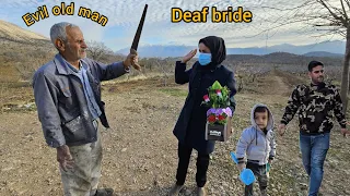 IRAN nomadic life 😰Angry gardener's enmity with disabled girl | nomad life