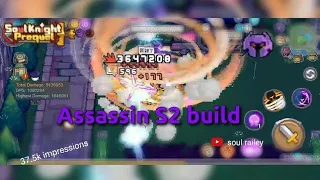 soul knight prequel S2 assassin build | (Thief + Warrior) Assassin spin 2 win and burst gameplay.