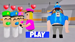 SECRET UPDATE | POLICE BABIES FALL IN LOVE WITH POLICE GIRL? SCARY OBBY ROBLOX #roblox #obby