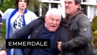 Emmerdale - Cain Throws Eric Out of The Woolpack!