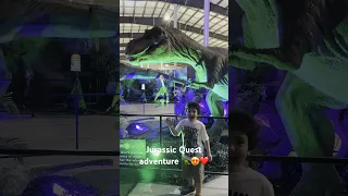 Emin visited Jurassic Quest exhibit 🥳😁😍 Dinosaur adventures