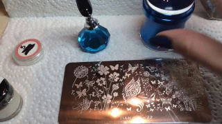 Stamping with Chrome and Mirror Powder!