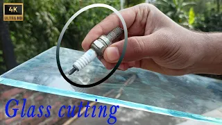 Glass cutting using spark plug #experiment