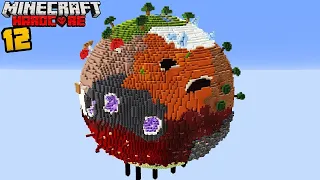 Ich habe einen PLANETEN in Minecraft Hardcore gebaut!