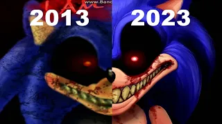 Evolution of SONIC.EXE (2013-2023)